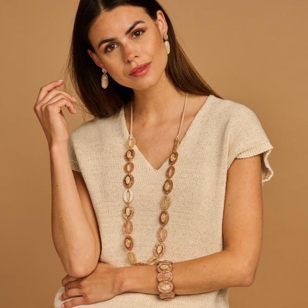 Boucles - Karla D'Oreilles Ecru