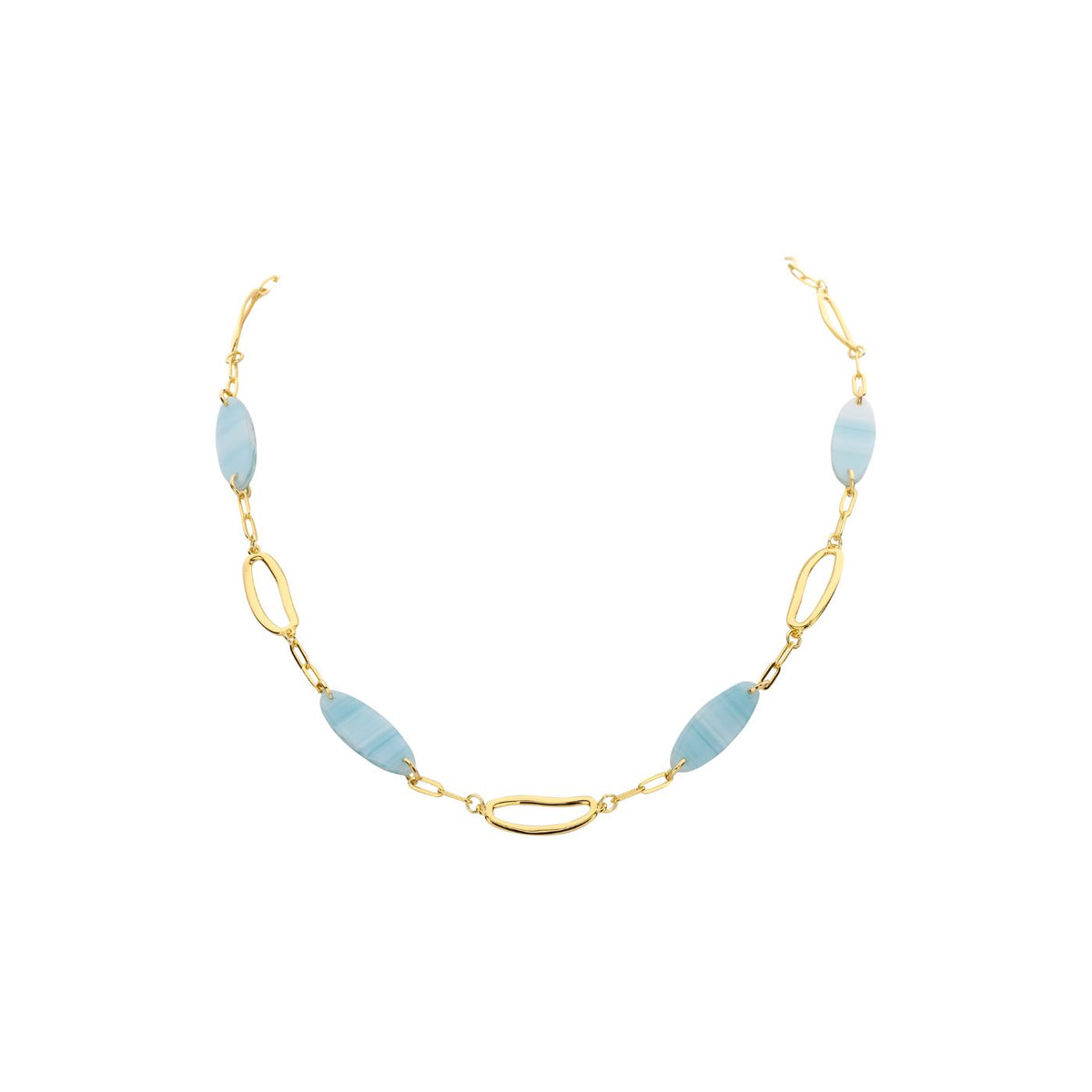 Collier - Macao Halsketting Blauw