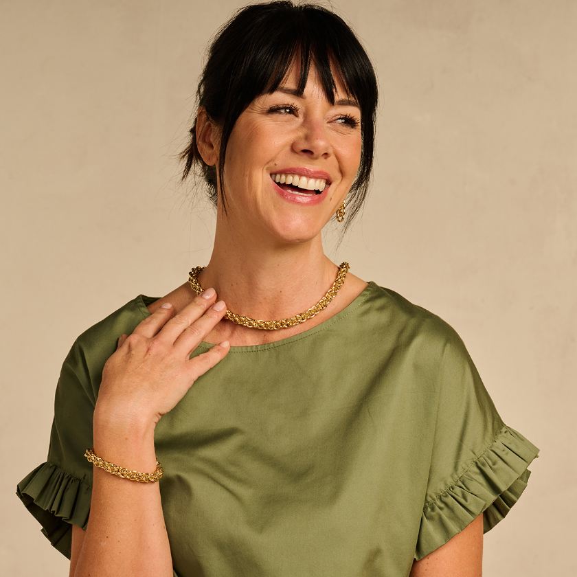 Collier - Debbie Halsketting Goudkleurig