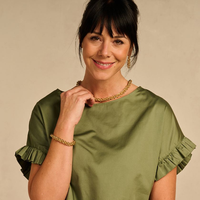 Collier - Debbie Halsketting Goudkleurig
