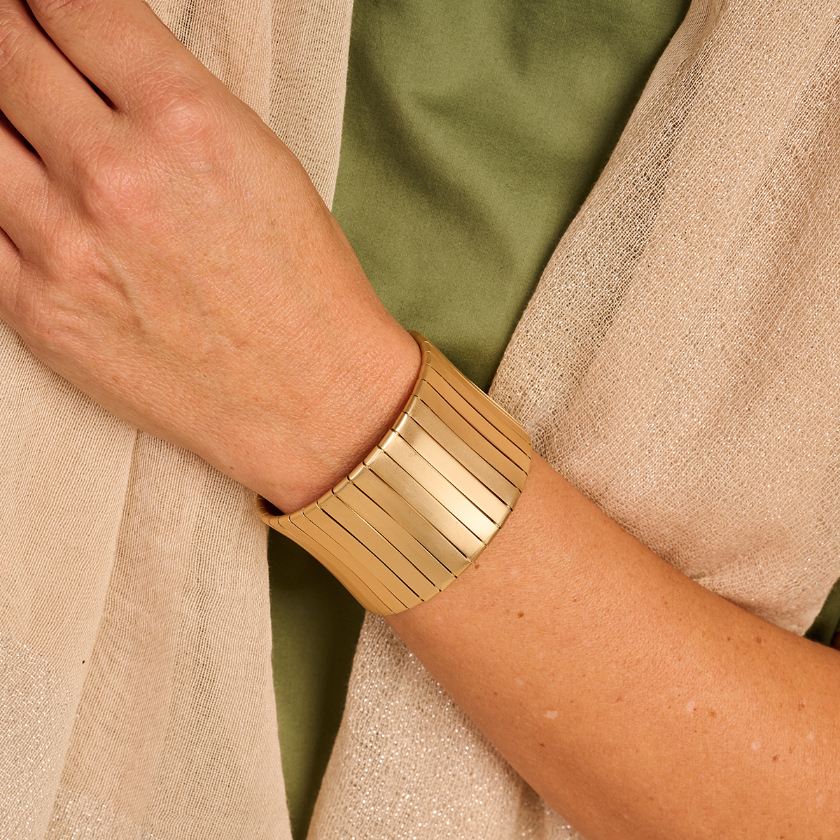 Bracelet - Dab7 Armband Goudkleurig Mat