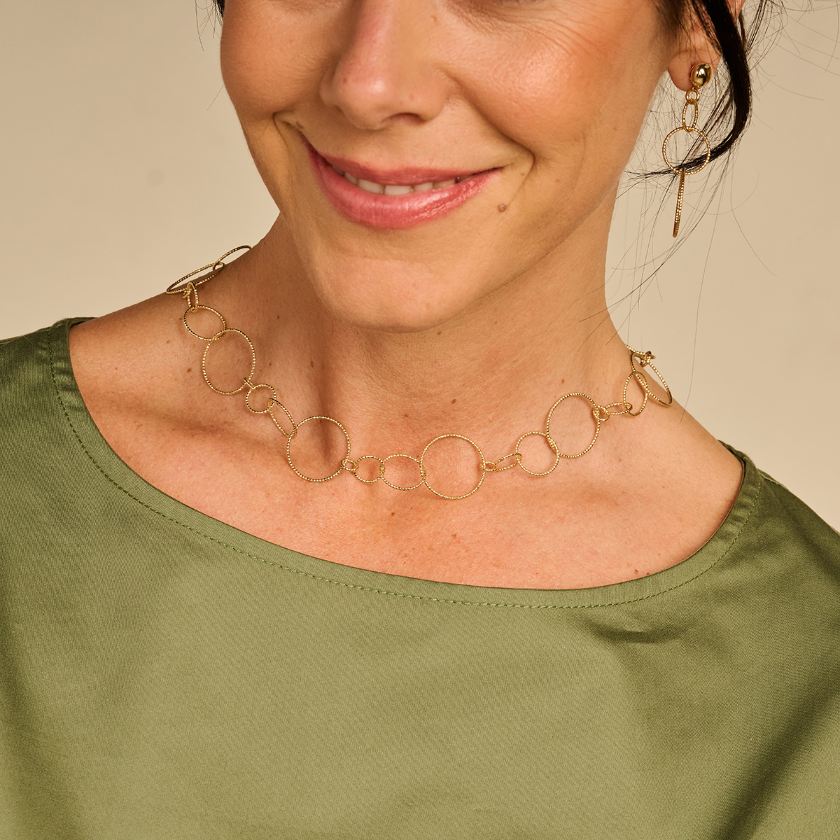 Collier - Daiman Halsketting Goudkleurig