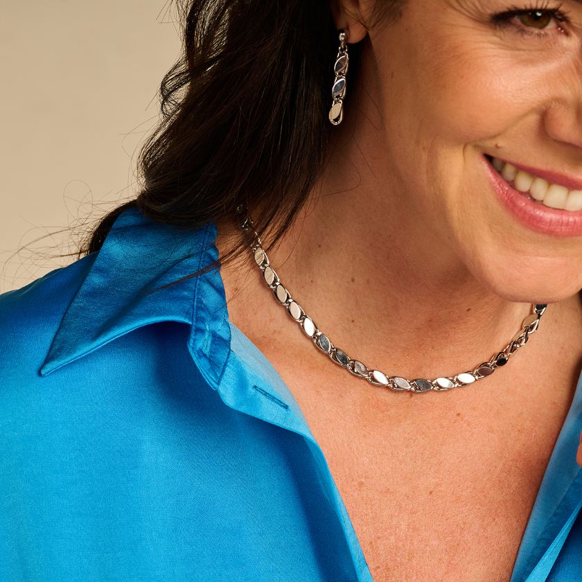 Collier - Dakar Halsketting Zilverkleurig