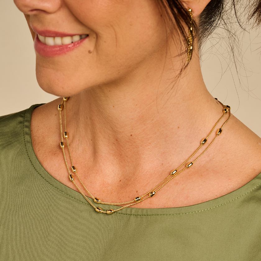 Collier - Dallas Halsketting Goudkleurig