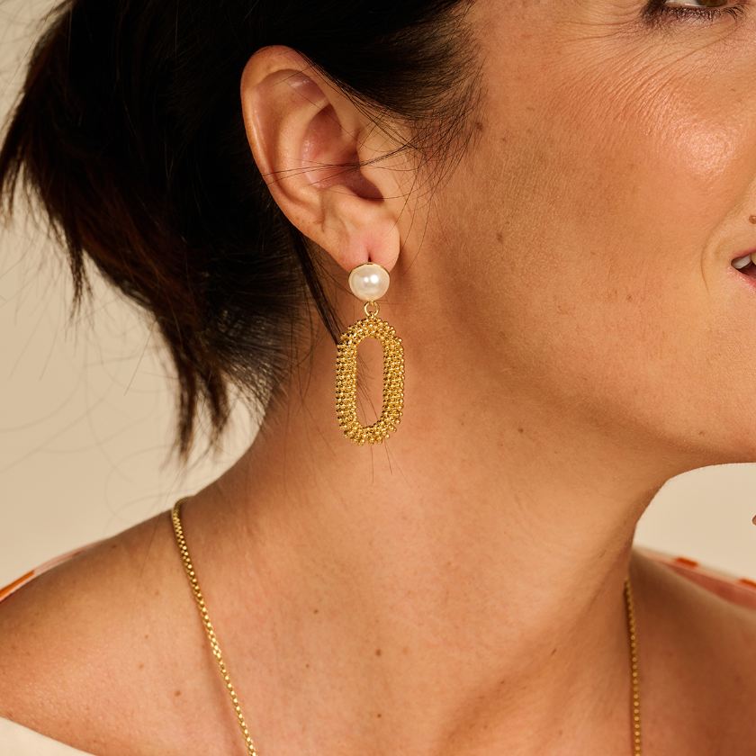Boucles D'Oreilles - Dana Oorbellen Goudkleurig