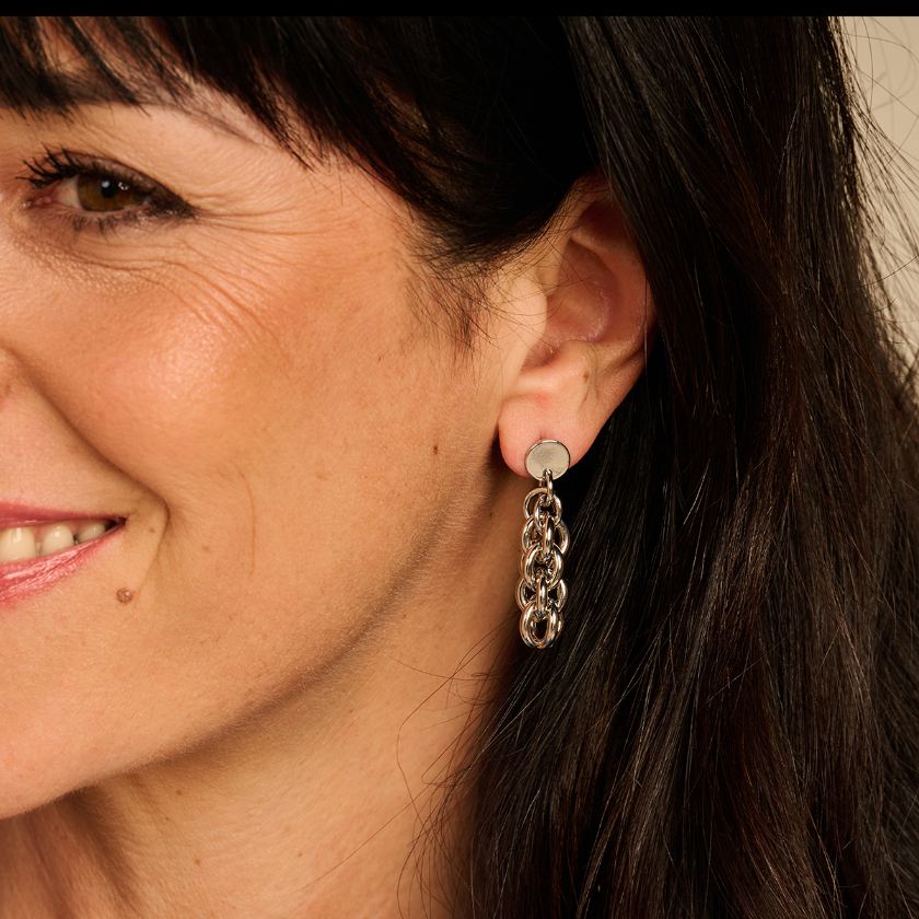 Boucles D'Oreilles - Debbie Oorbellen Zilverkleurig