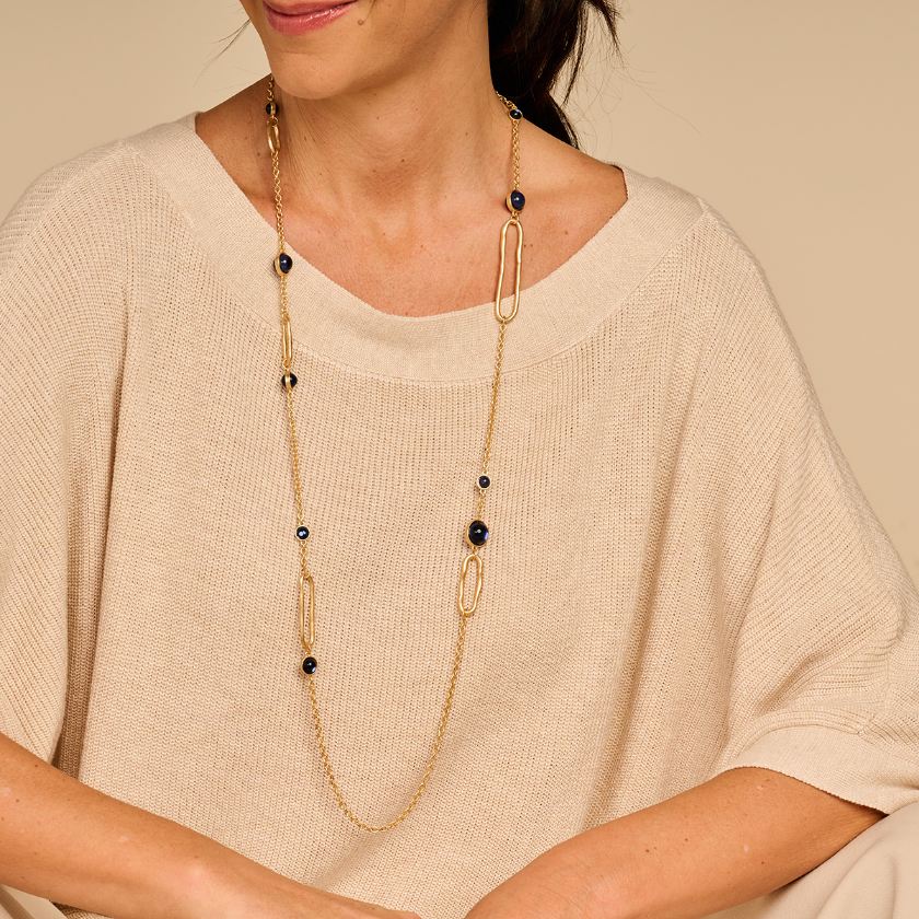 Collier - Gamba Halsketting Blauw