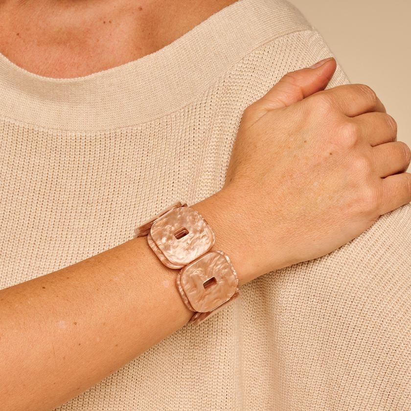 Bracelet - Kab16 Armband Beige