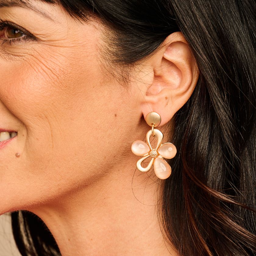 Boucles D'Oreilles - Klaas Oorbellen Beige