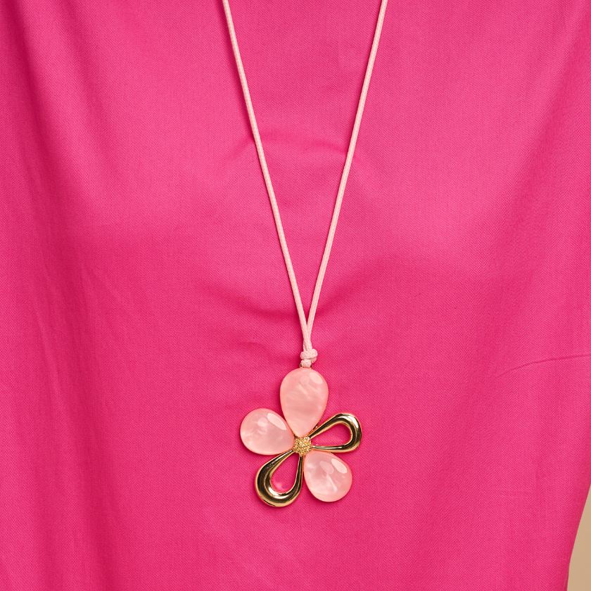 Collier - Kalina Halsketting Lichtroze
