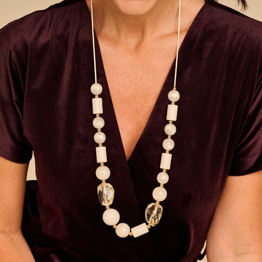 Collier - Kasper Halsketting Ecru