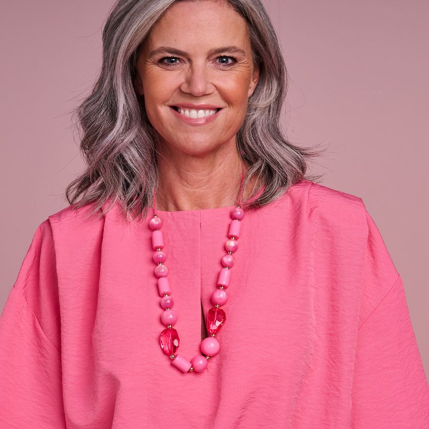 Collier - Kasper Halsketting Fuchsia