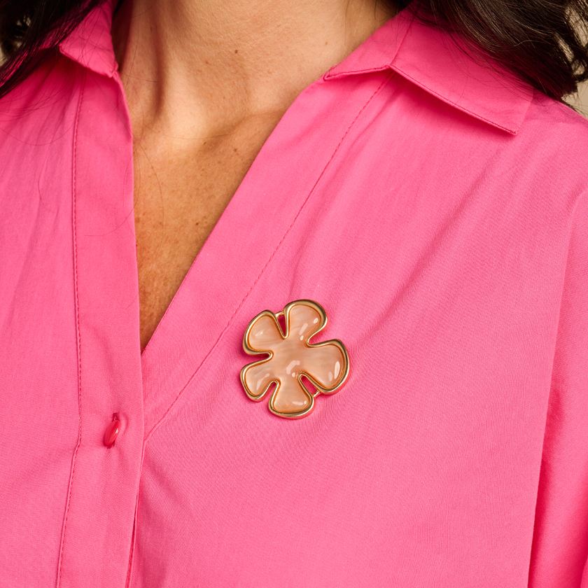 Broche - Kimono Broche Beige