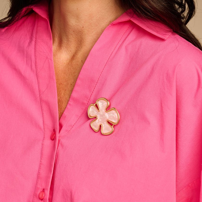 Broche - Kimono Broche Lichtroze