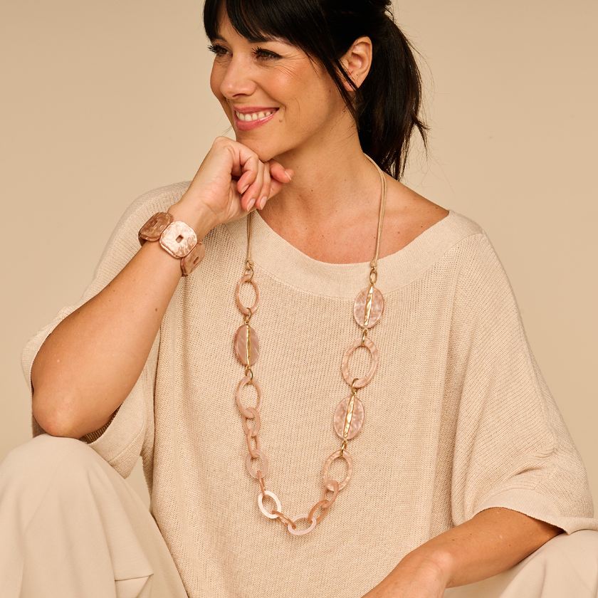 Bracelet - Kab16 Armband Beige