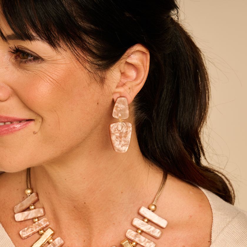 Collier - Konnor Halsketting Beige