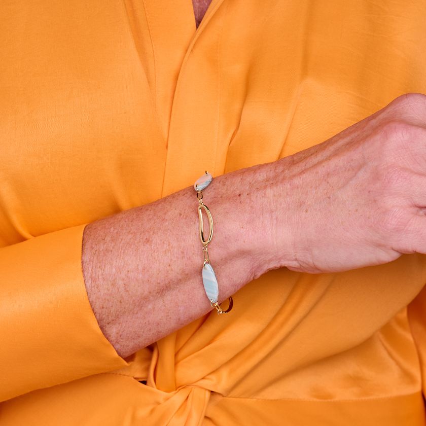 Bracelet - Macao Armband Blauw