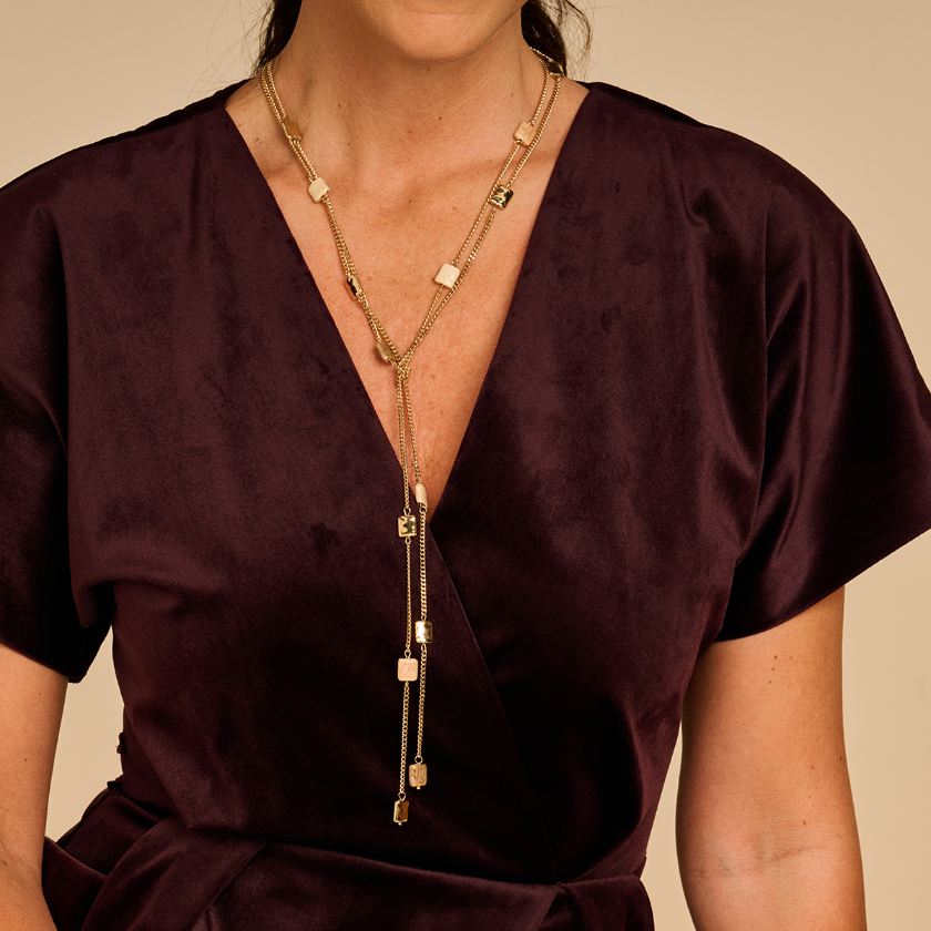 Collier - Osman Halsketting Multi Blauw