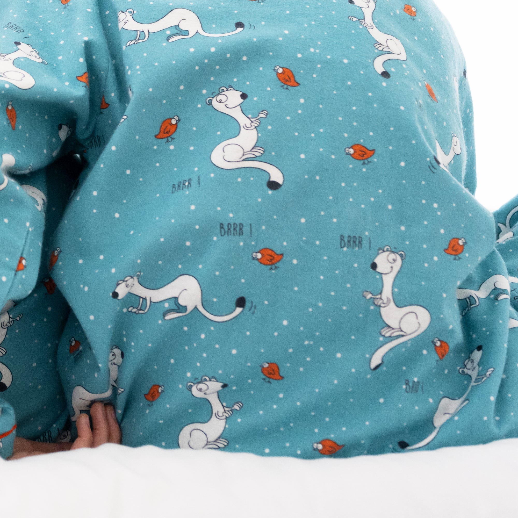 Chemise De Nuit - Fille - Bleu Aquarelle