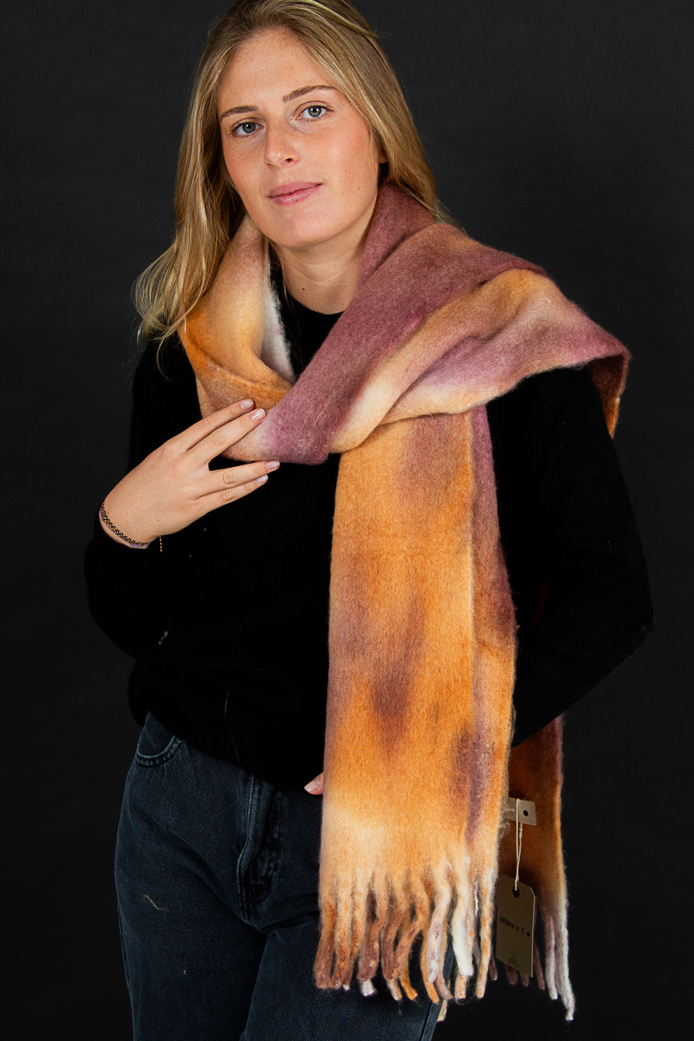 Nina - Tie &amp; Dye Bordeaux