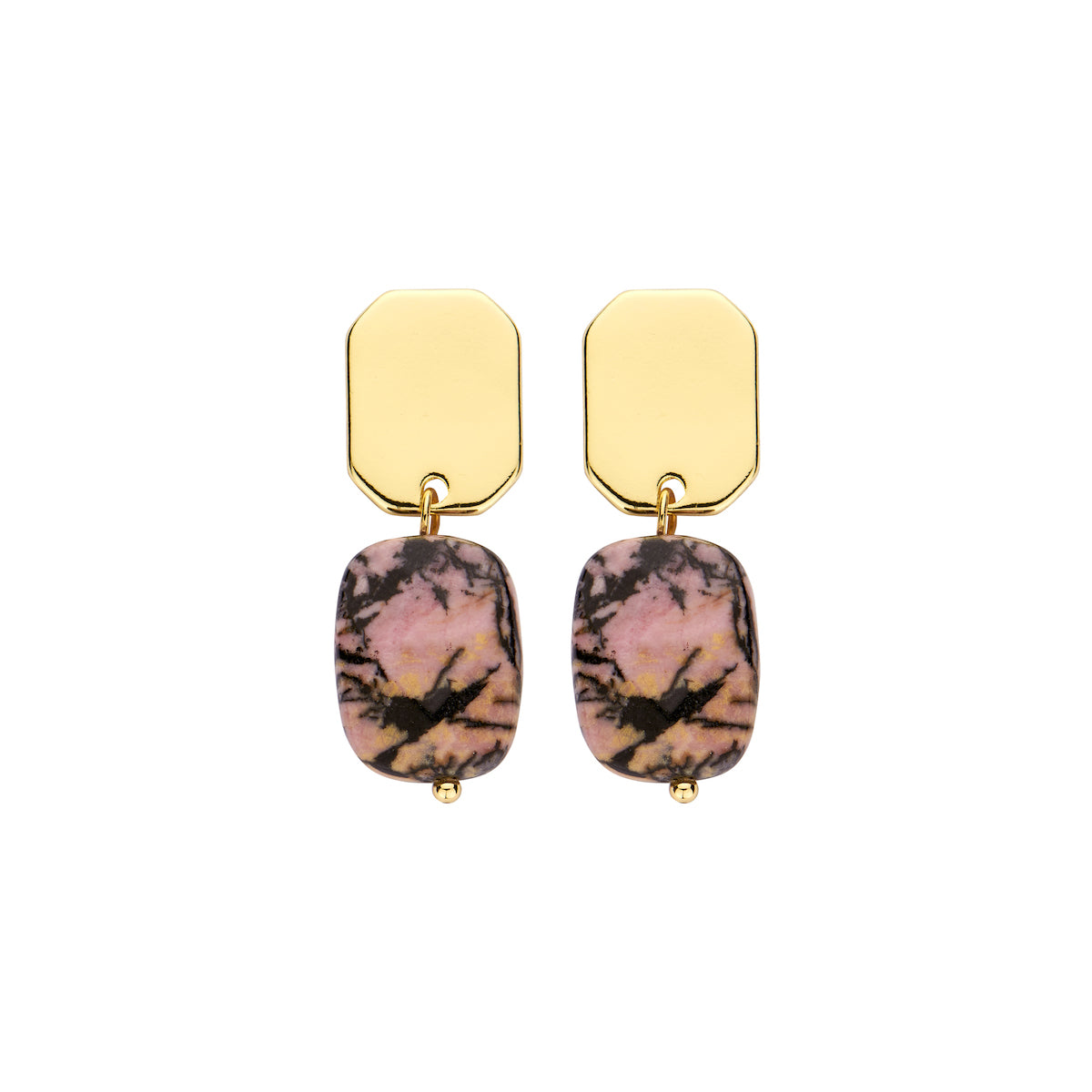 Boucles - Oda D'Oreilles Vieux Rose