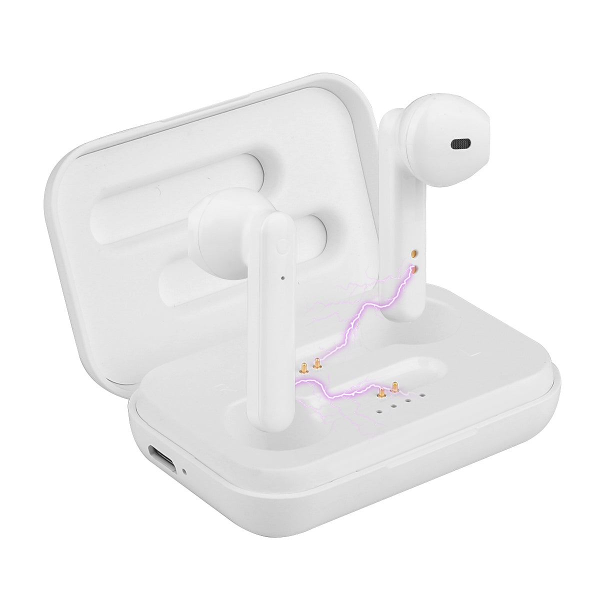 Earbuds Tactiles Bluetooth V5.0+Edr  - Blanc