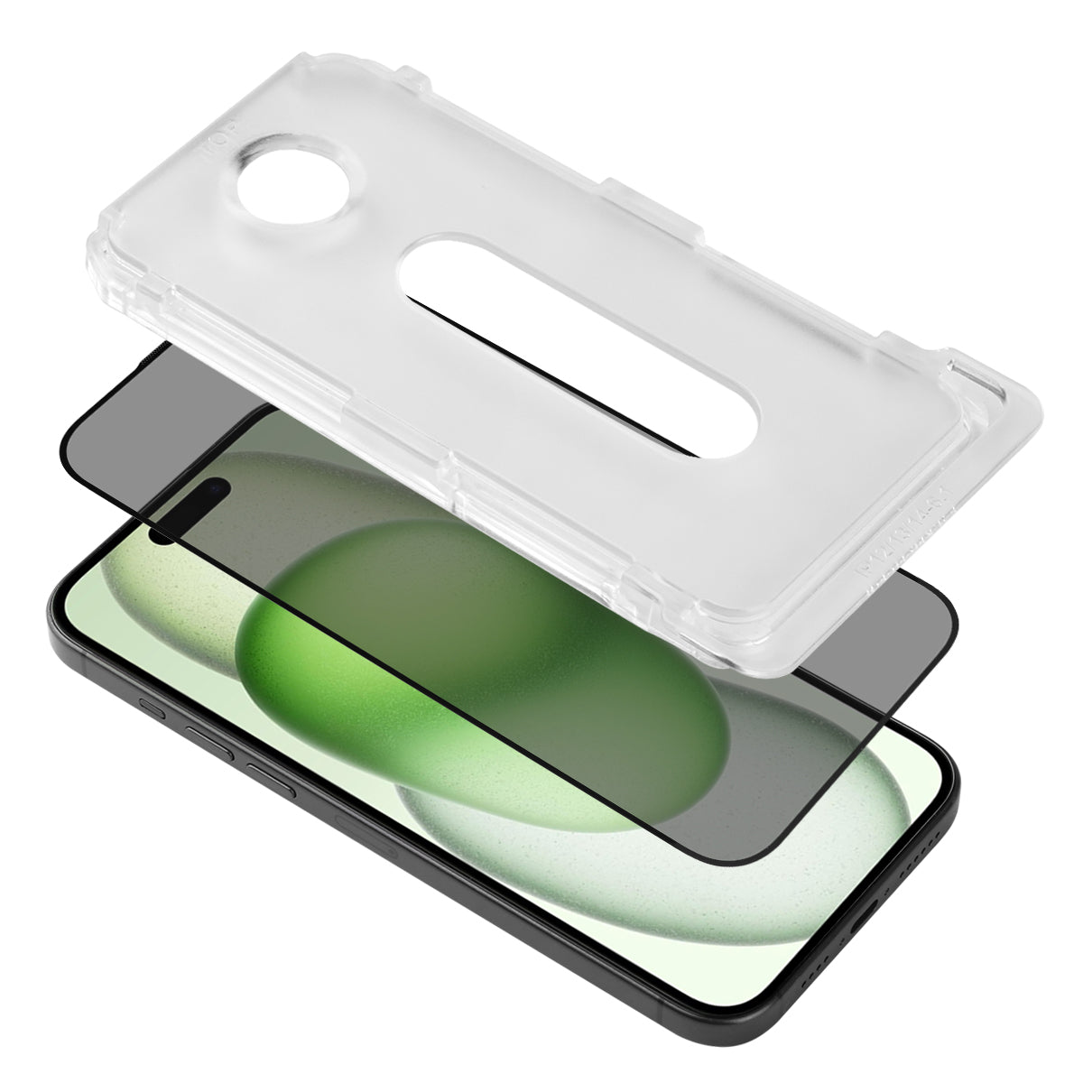 Film De Protection En Verre Trempé Platyne Pour Iphone 15 Plus - Anti-Poussière, Sans Bulles Et Haute Résistance - Noir