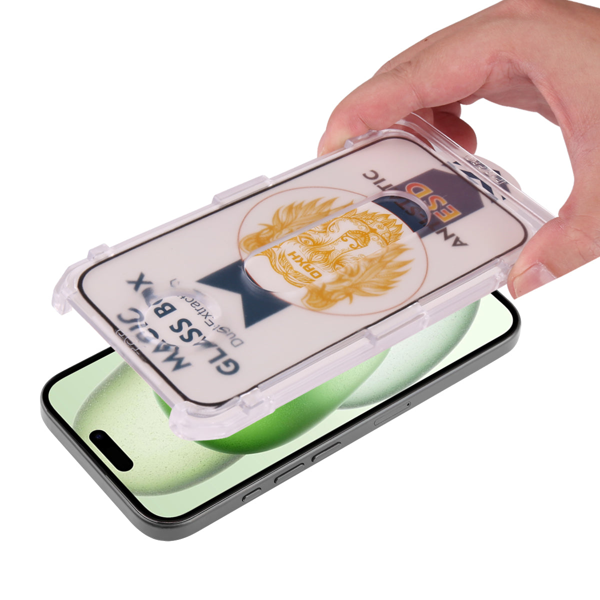 Film De Protection En Verre Trempé Platyne Pour Iphone 15 Plus - Anti-Poussière, Sans Bulles Et Haute Résistance - Transparent