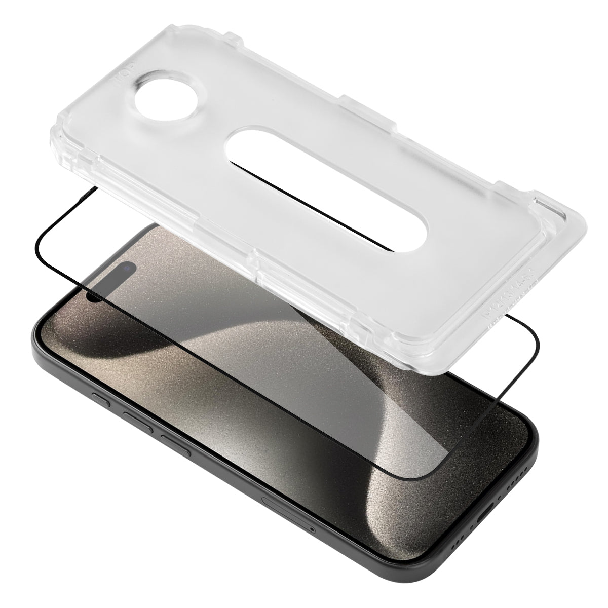 Film De Protection En Verre Trempé Platyne Pour Iphone 15Pro - Anti-Poussière, Sans Bulles Et Haute Résistance - Transparent