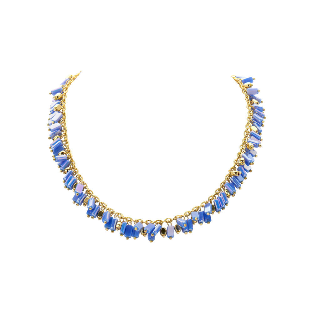 Collier - Pan84 Bleu Clair