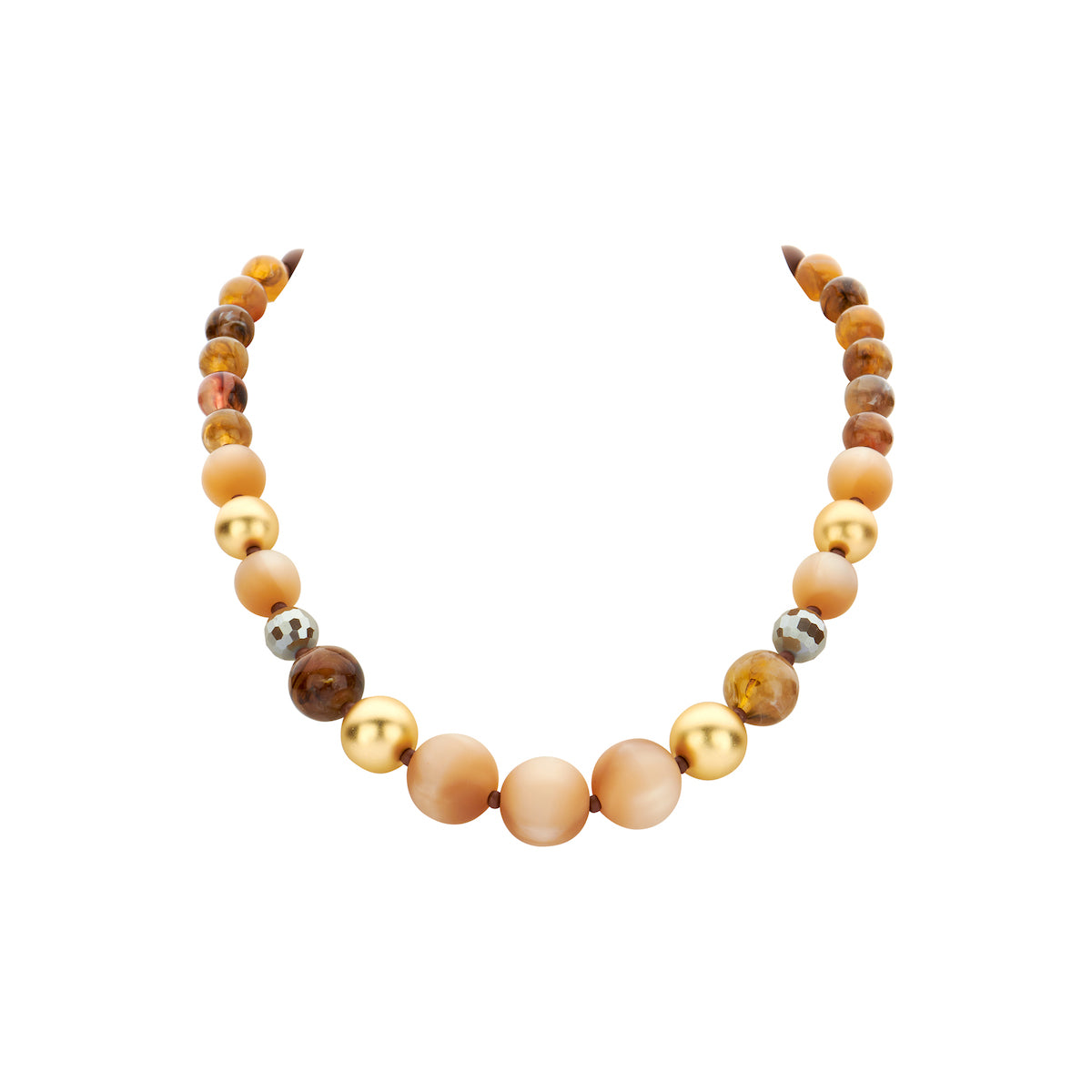 Collier - Pan87 Brun