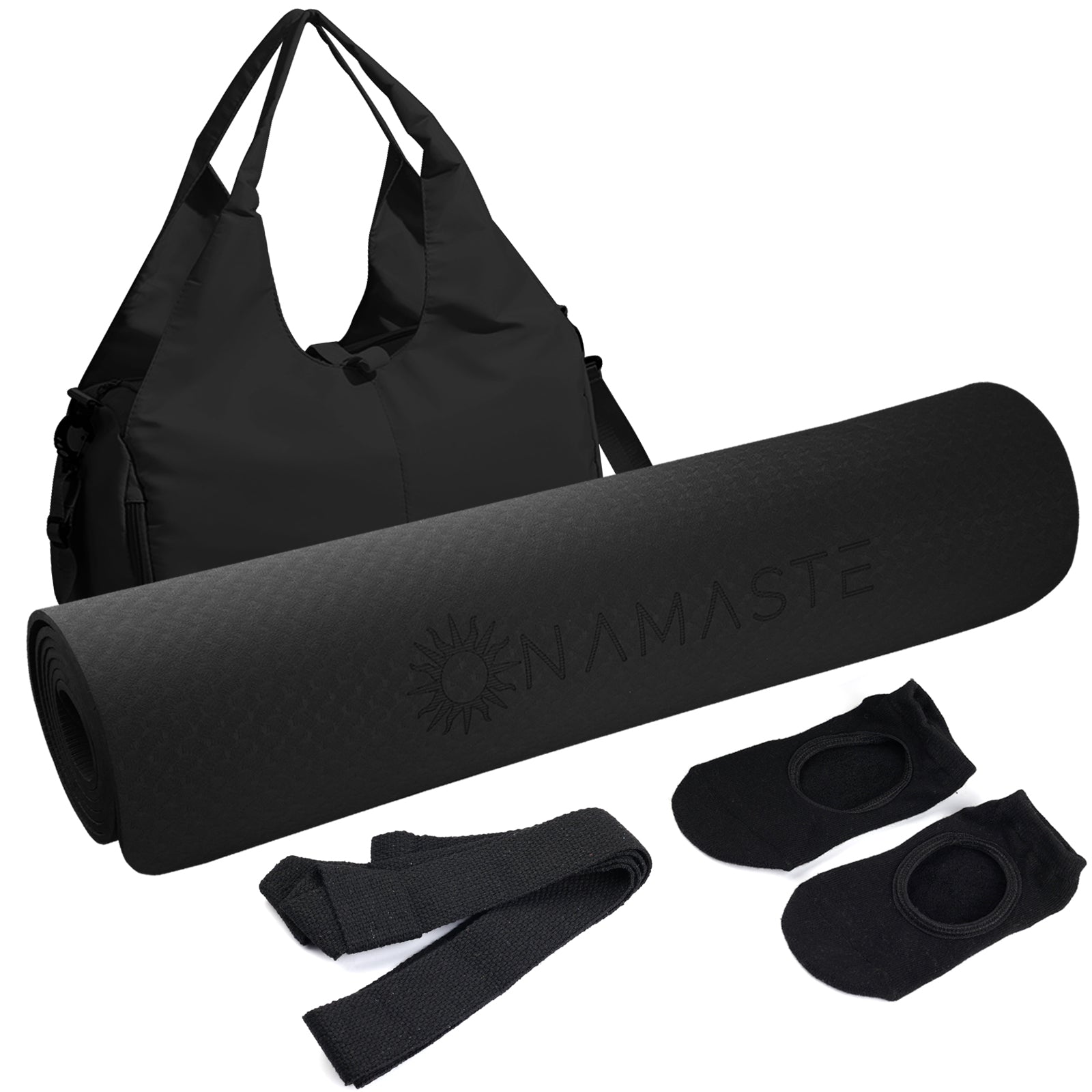 Pack Découverte De Yoga Et De Fitness - Noir