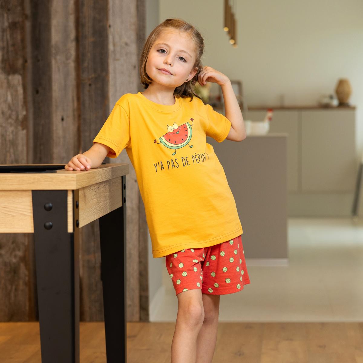 Kid - Short Pyjama - Ocre