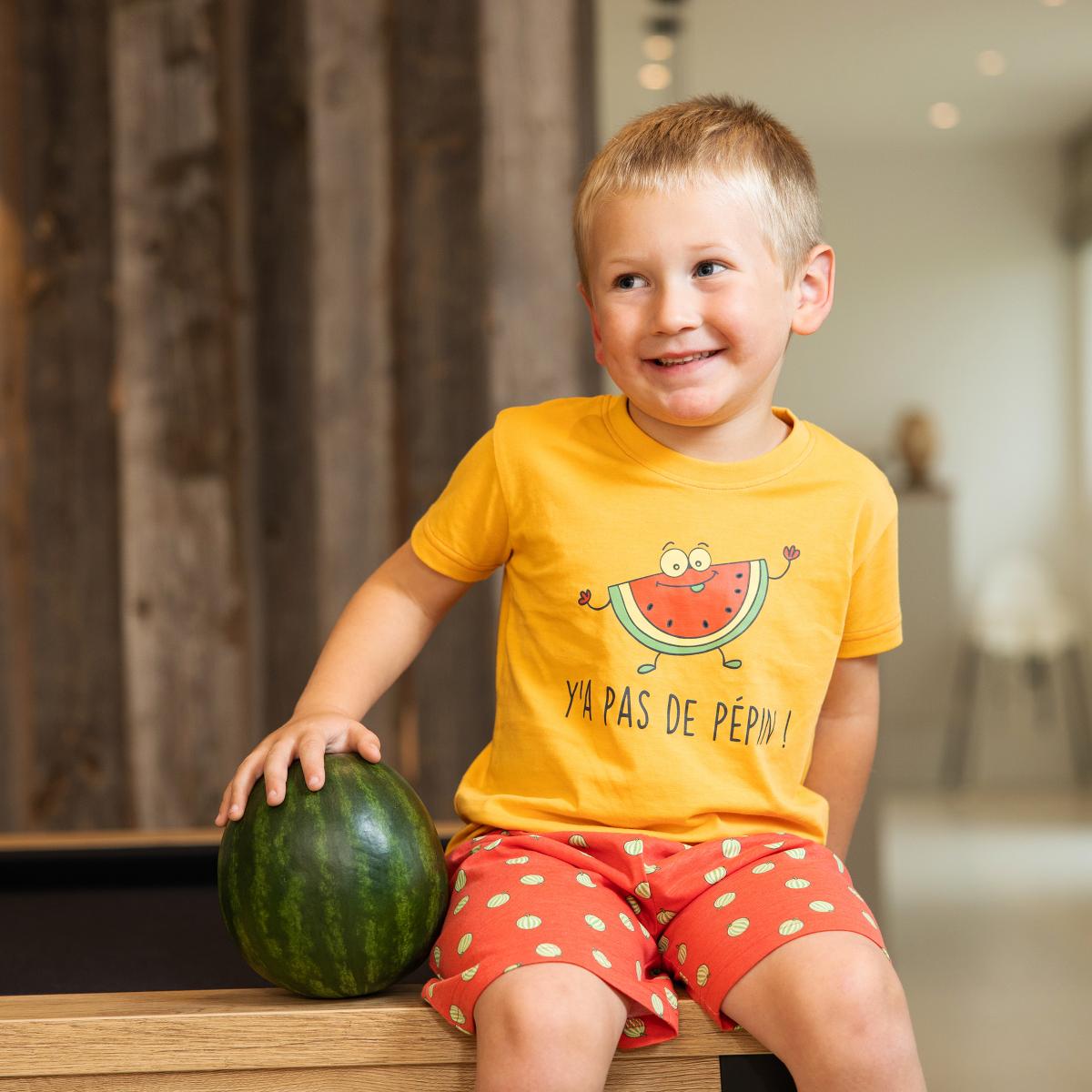 Kid - Short Pyjama - Ocre