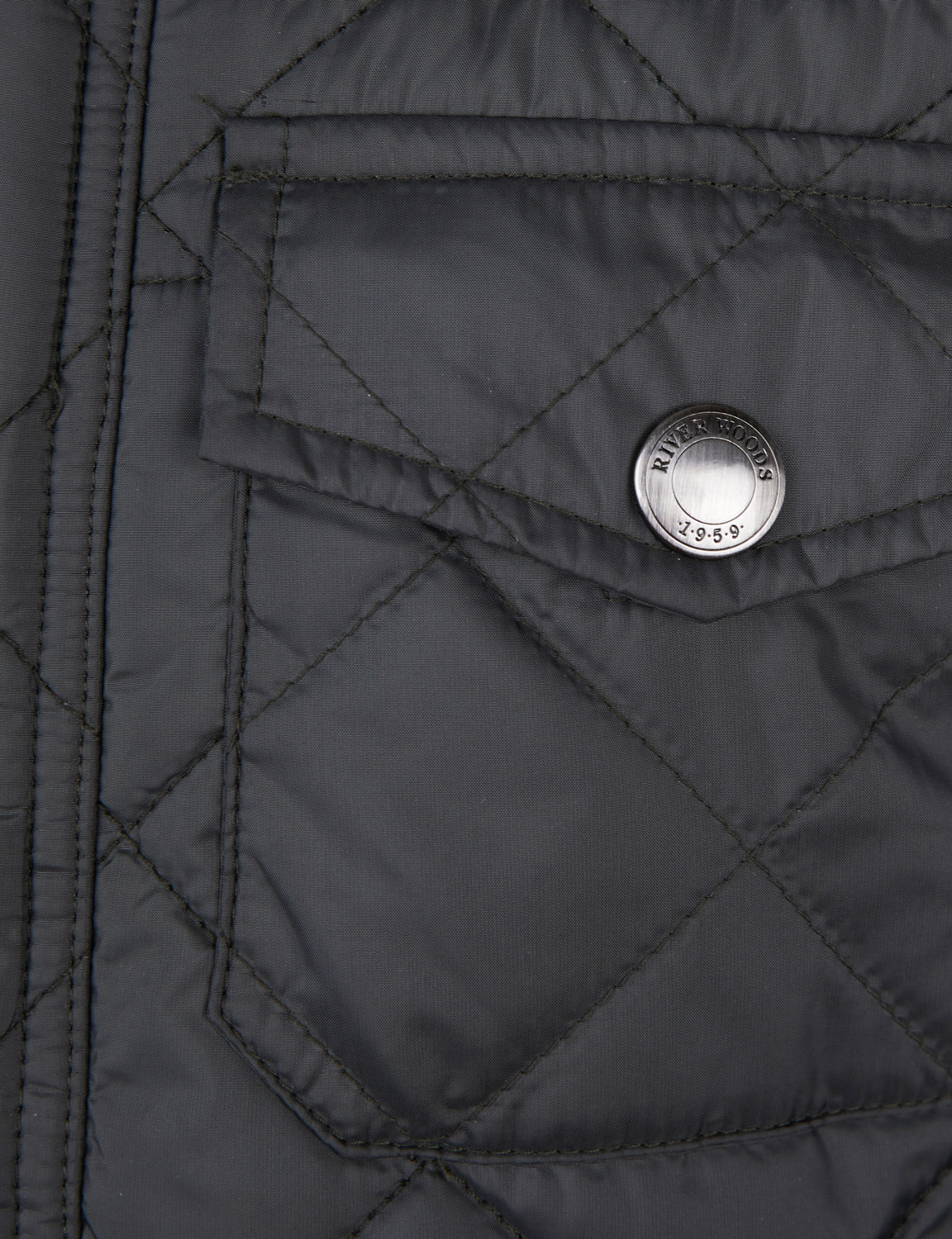 Basic Diamond Quilted Jkt - Vert