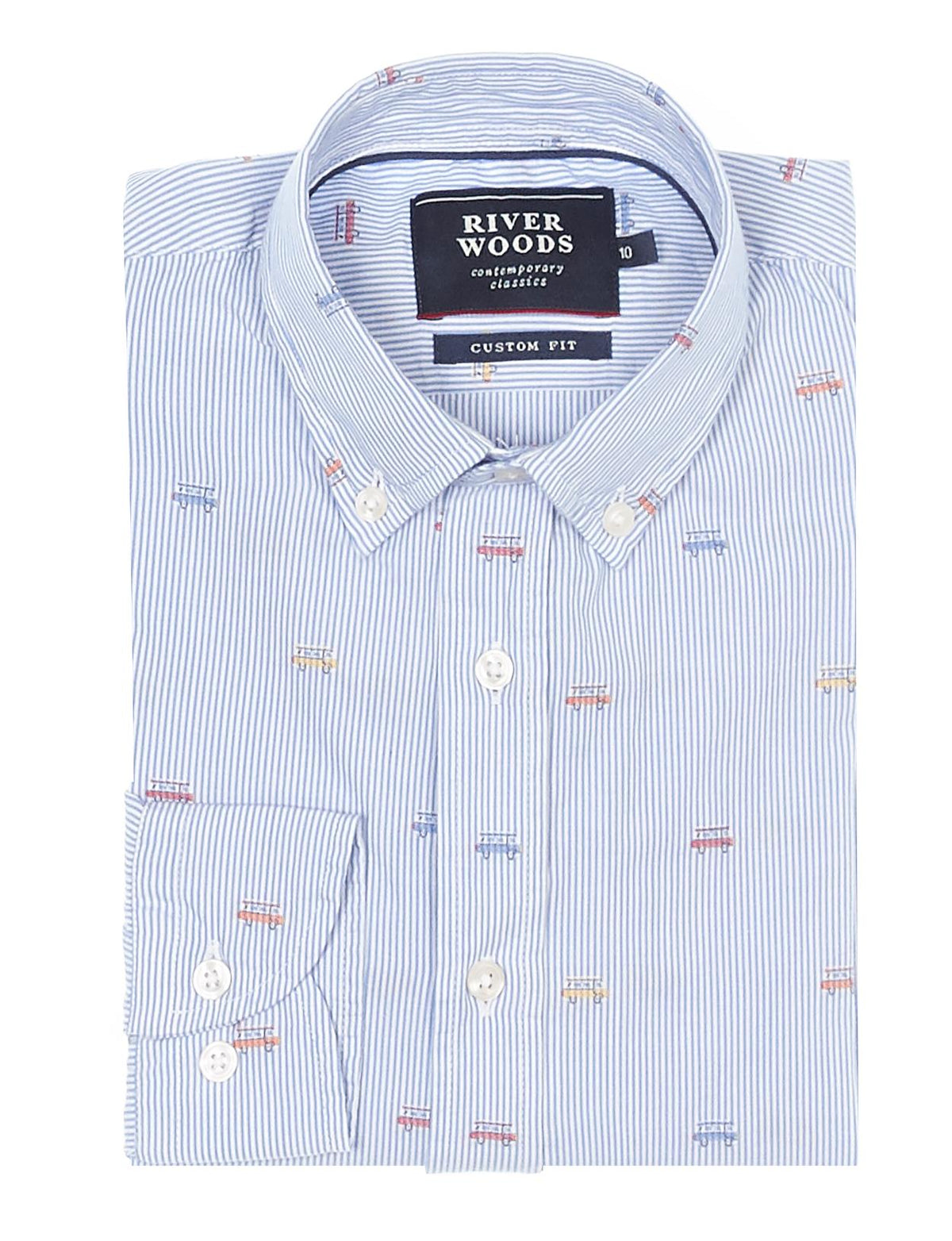 Custom Fit Princeton Shirt In - Multi