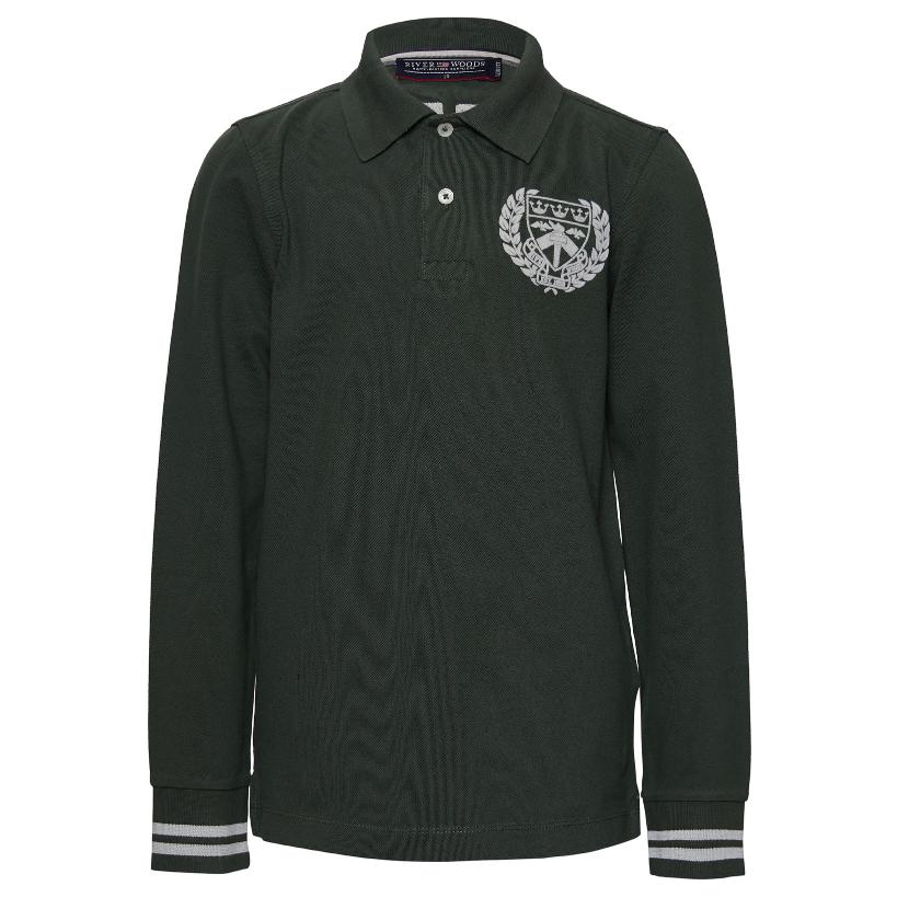 Custom Fit Cotton Polo In Green - Vert