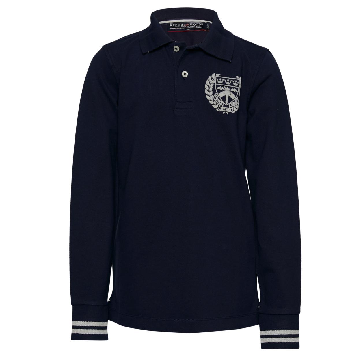 Custom Fit Cotton Polo In Blue - Bleu