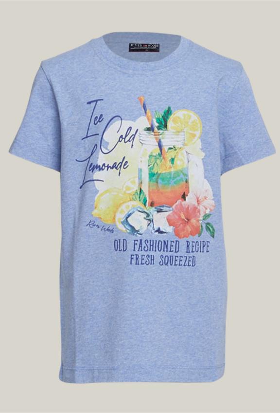 Basic Cotton T-Shirt Pool Mix - Bleu