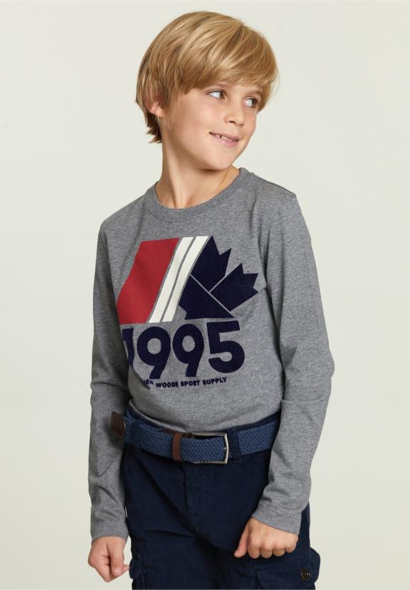 Cotton Fantasy T-Shirt Oxford Mix - Gris