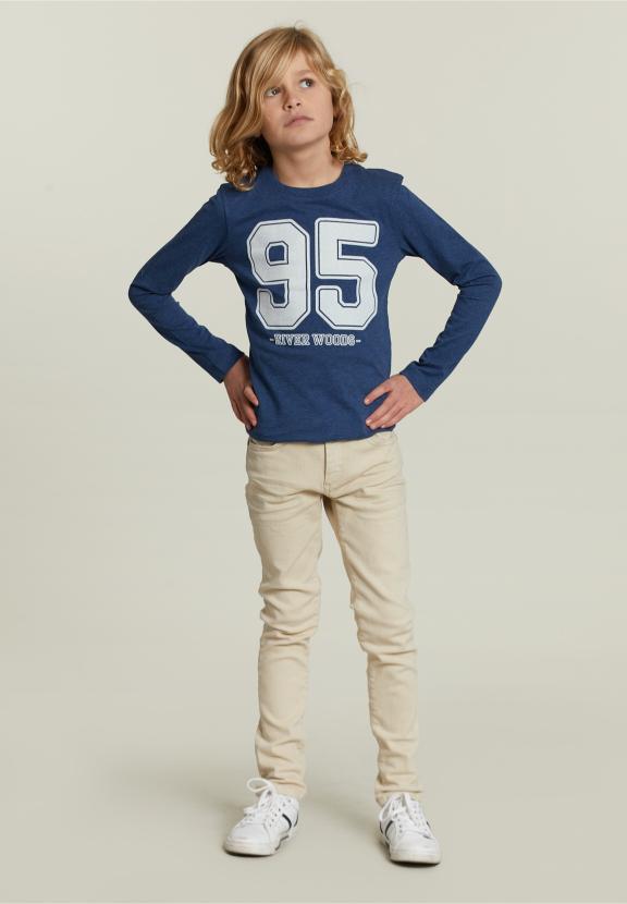 Cotton Fantasy T-Shirt Navy Mix - Bleu