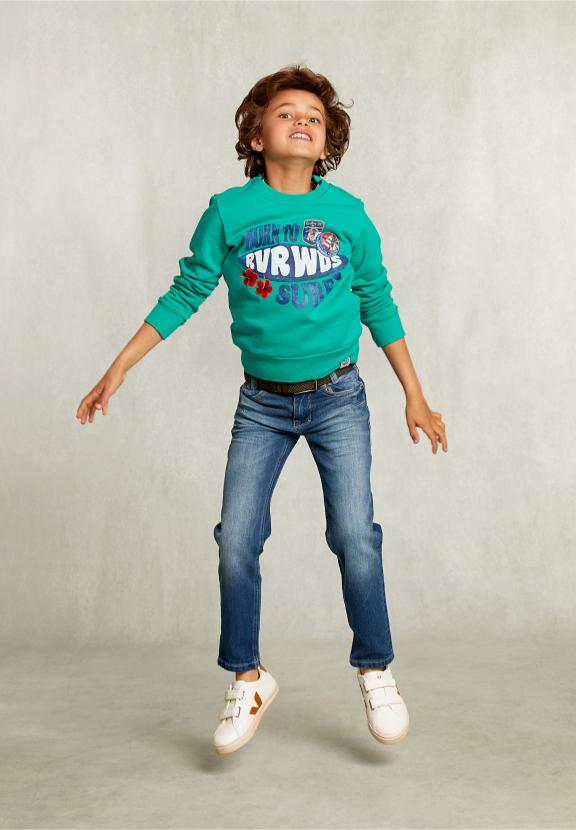 Fantasy Crew Neck Sweater Moscow Mule - Vert