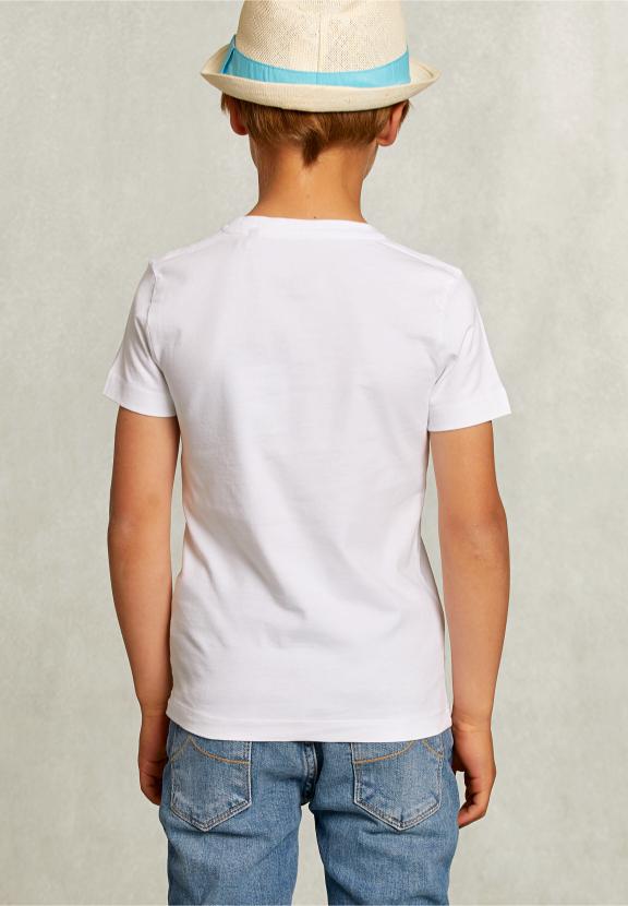 Normal Fit Basic T-Shirt White - Blanc