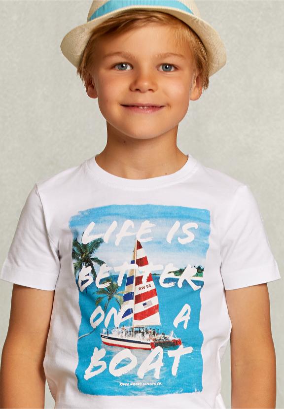 Normal Fit Basic T-Shirt White - Blanc