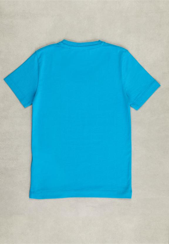 Normal Fit Basic T-Shirt In Aruba - Bleu