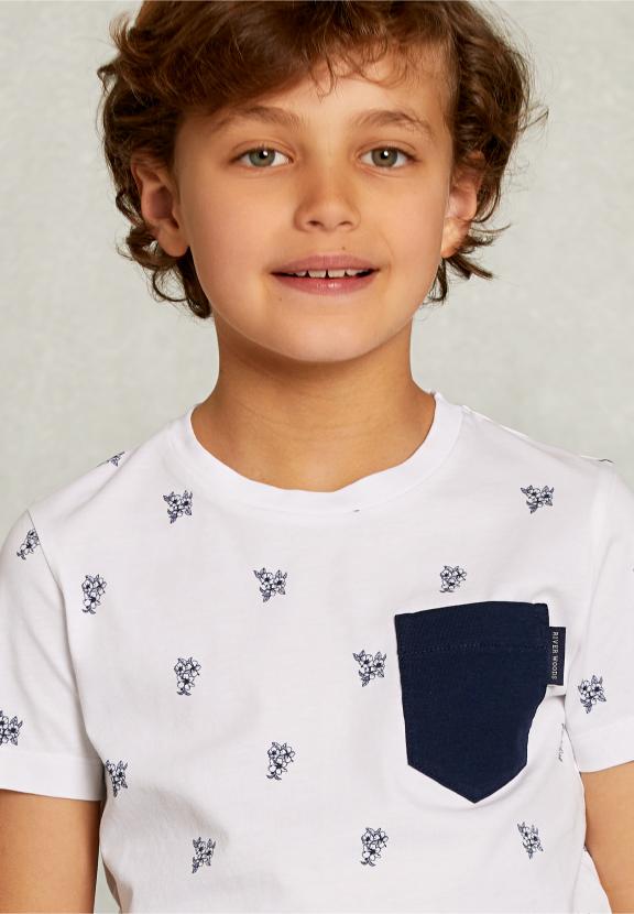 Custom Fit T-Shirt With Pocket White - Blanc