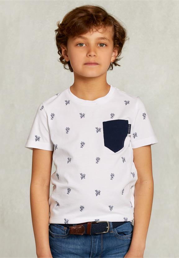 Custom Fit T-Shirt With Pocket White - Blanc
