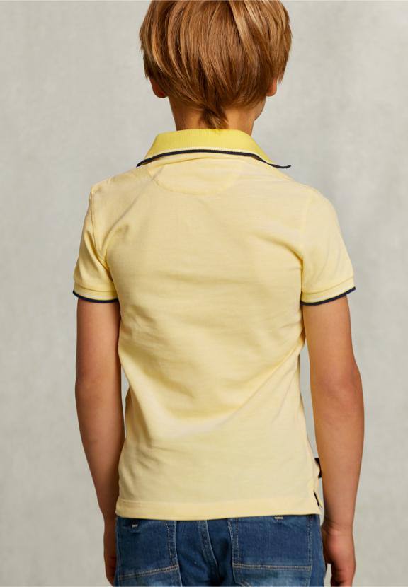 Custom Fit Cotton Polo Butfly - Jaune