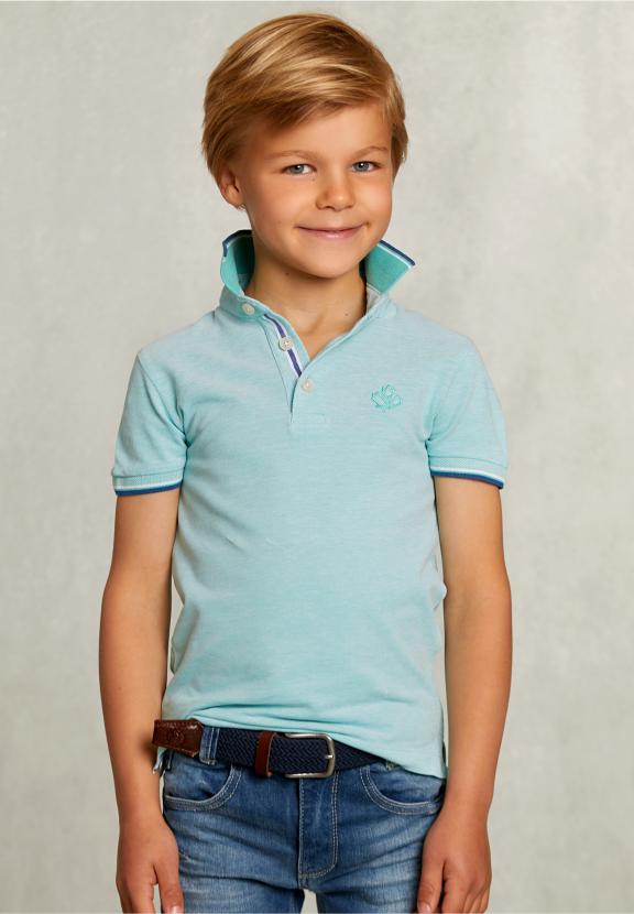 Custom Fit Cotton Polo Mint - Vert