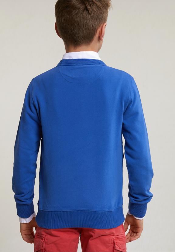 Fantasy Crew Neck Sweater Blueberry - Bleu